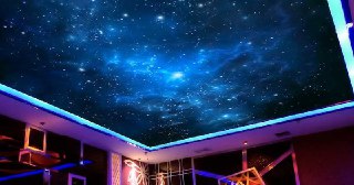 Натяжной потолок звездное небо Белорецк, цена от 5165 руб.